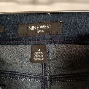 Dark Blue Nine West Jeans size 14